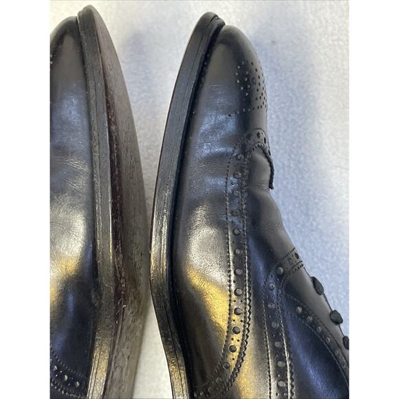 VTG Brooks Brothers Brooks English Devon Black Leather Wingtip Brogue Oxford main image 14